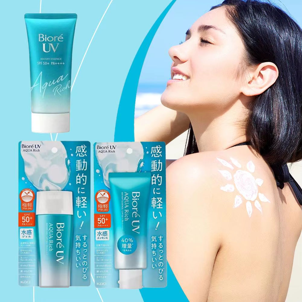 Japan Biore Water Skin Memory Sunscreen Cream — Protección Solar Ligera SPF50+