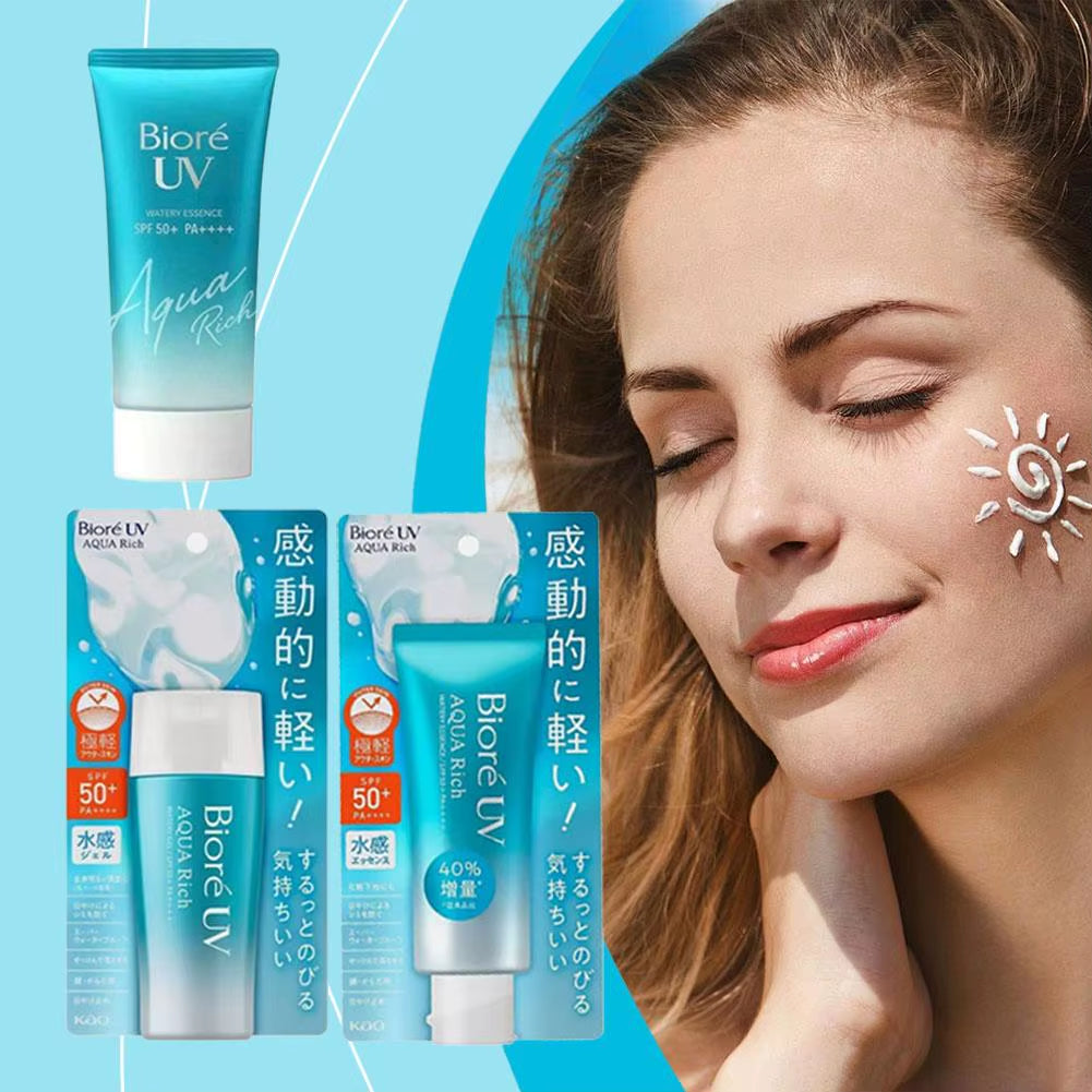 Japan Biore Water Skin Memory Sunscreen Cream — Protección Solar Ligera SPF50+