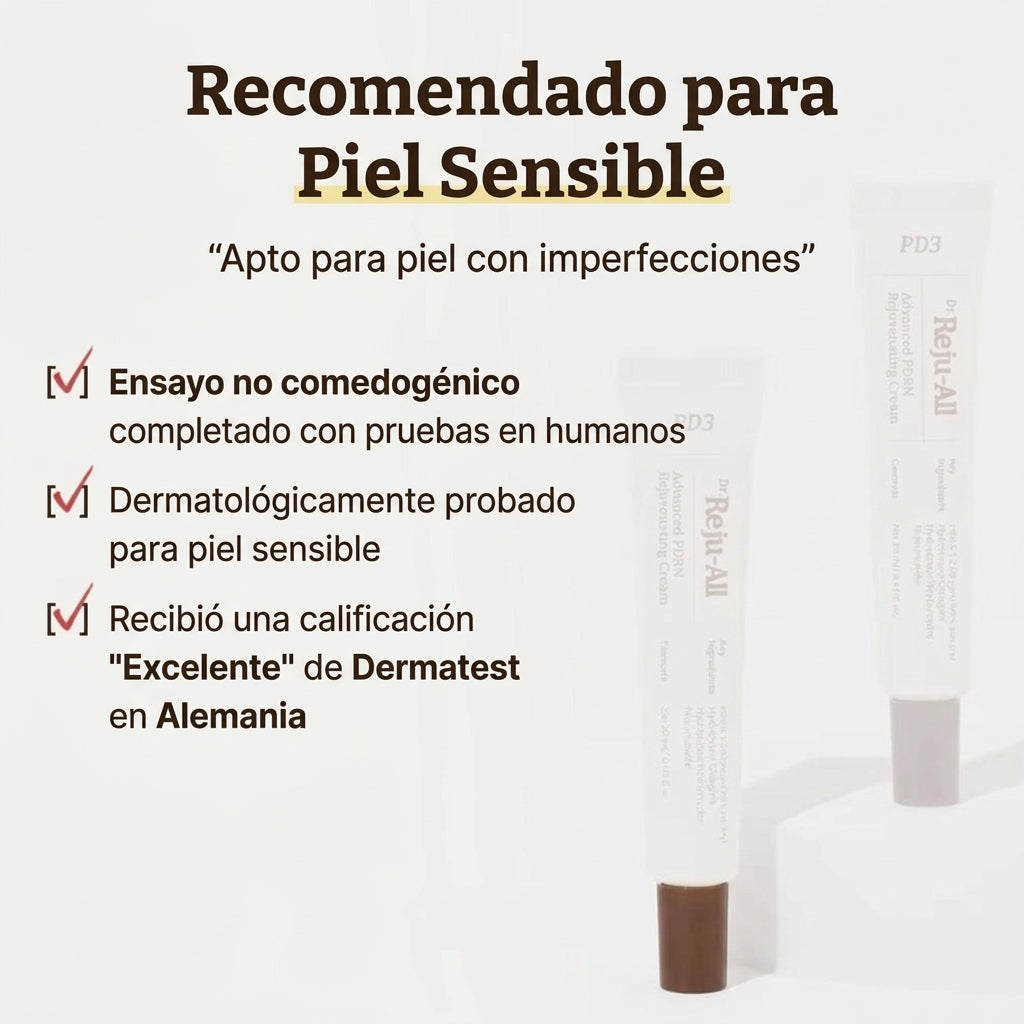 Dr Reju All Advanced PDRN Rejuvenating Cream — Crema Facial Rejuvenecedora con PDRN, Colágeno y Niacinamida