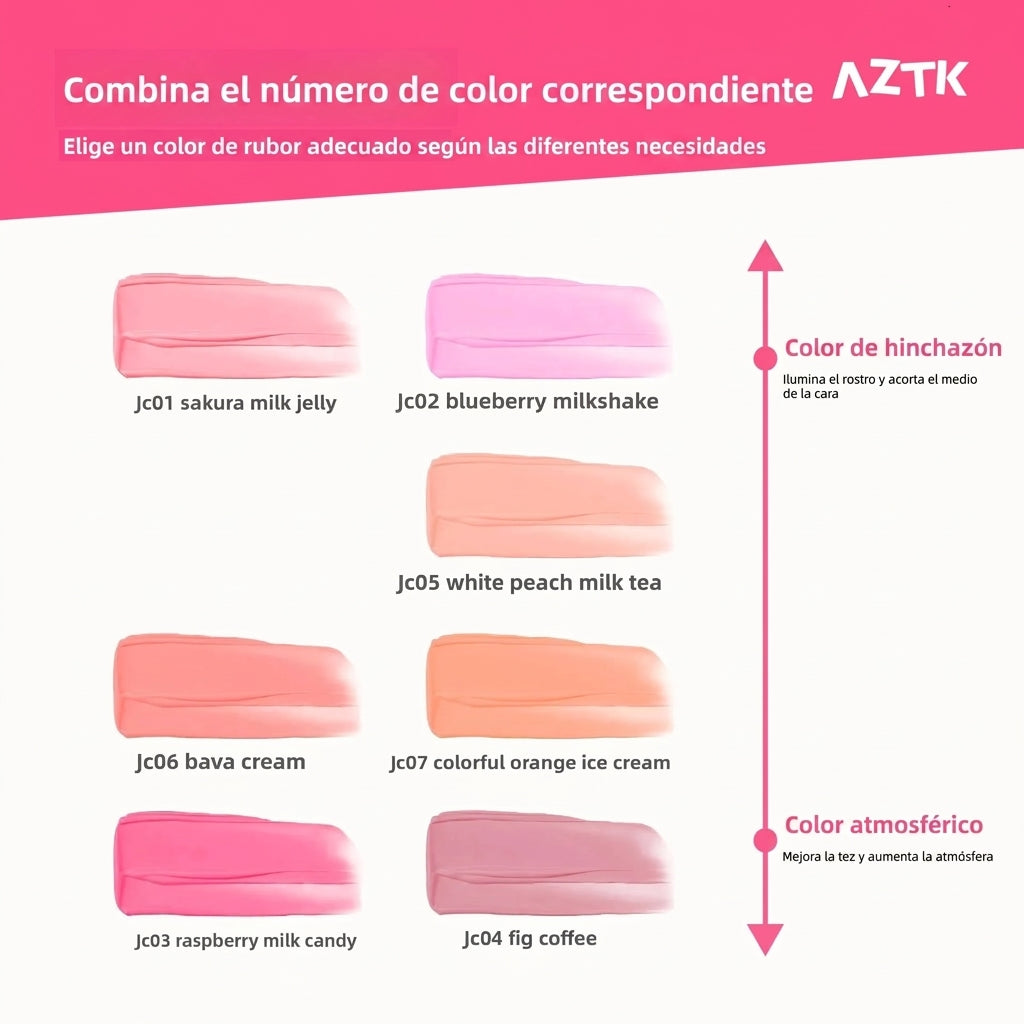 AZTK Liquid Blush — Colorete Líquido Efecto Piel Natural
