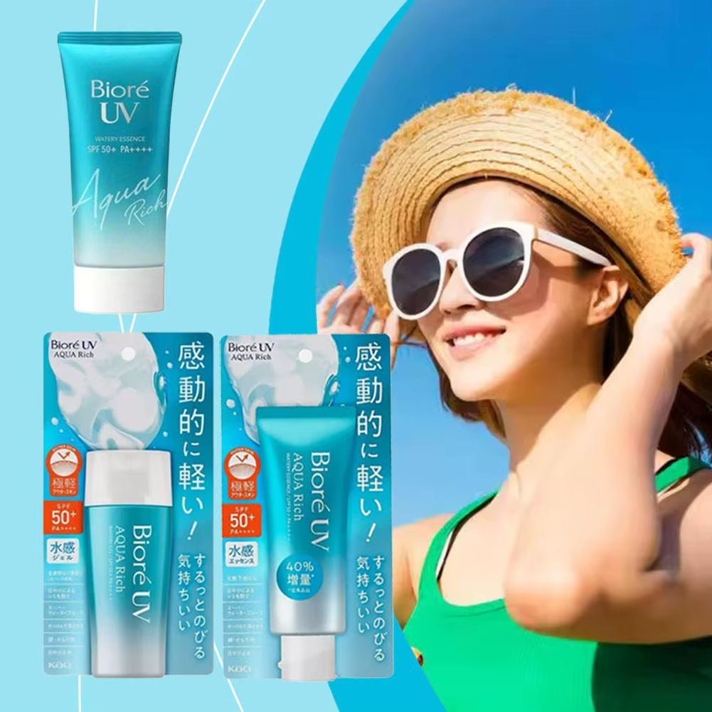 Japan Biore Water Skin Memory Sunscreen Cream — Protección Solar Ligera SPF50+