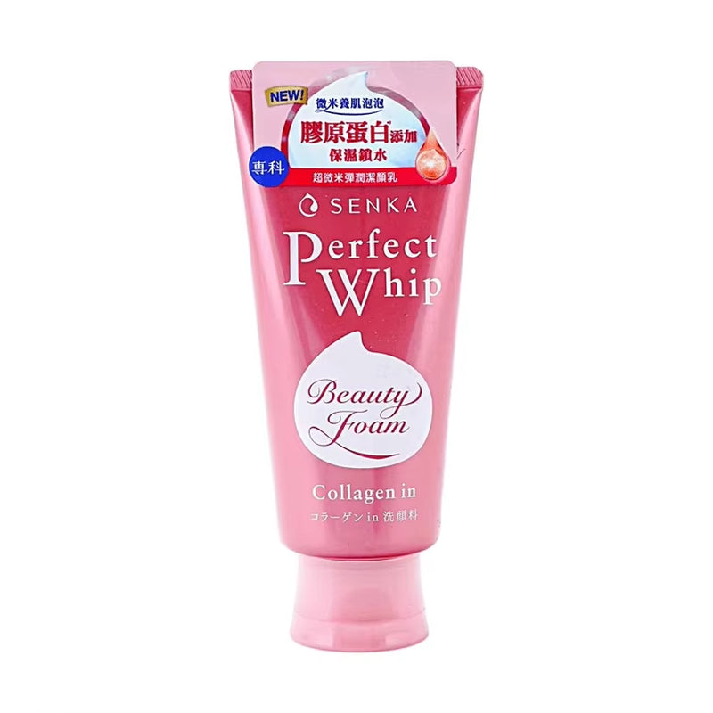 SENKA Perfect Whip Collagen Beauty Foam — Espuma Facial Hidratante