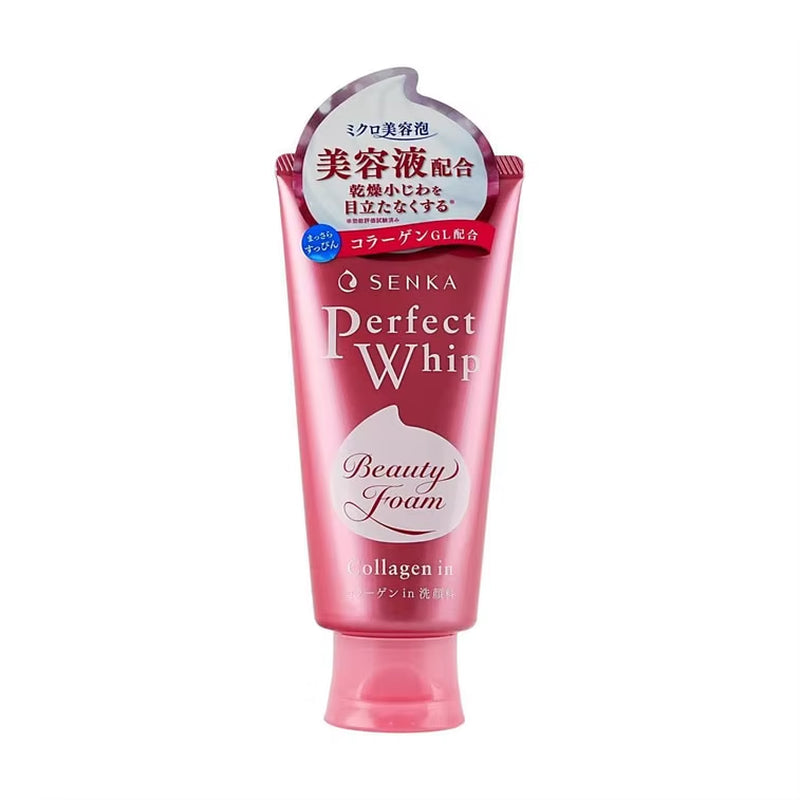 SENKA Perfect Whip Collagen Beauty Foam — Espuma Facial Hidratante
